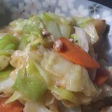 塩辛バター野菜炒め